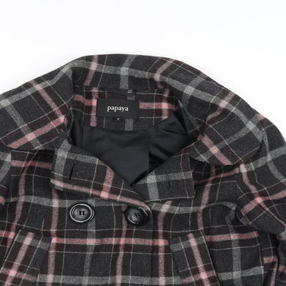 Papaya Womens Grey Check  Jacket  Size 12