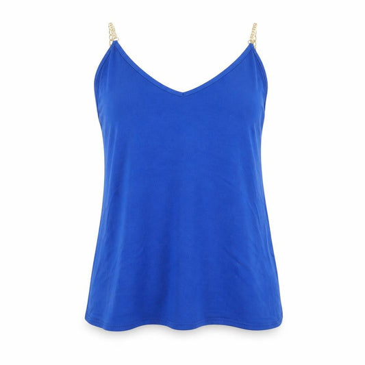 Womens UK Size 10 Atmosphere Blue Basic T-Shirt