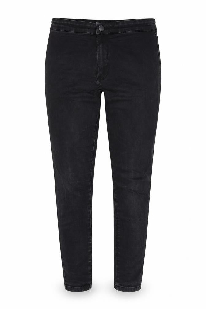 Denim & Co. Womens Black   Straight Jeans Size 14 L32 in