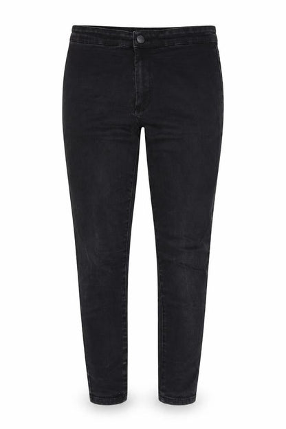Denim & Co. Womens Black   Straight Jeans Size 14 L32 in