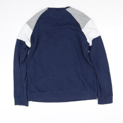 Acw85 Mens Blue   Pullover Jumper Size XL