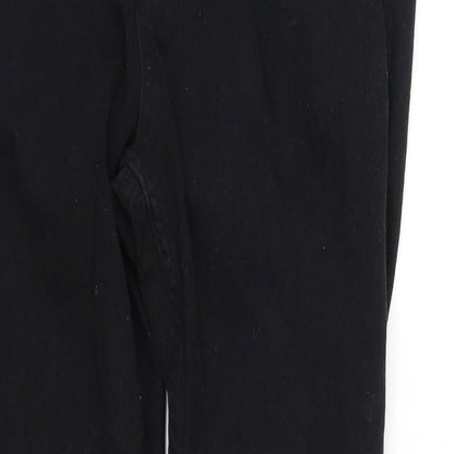 Denim & Co. Womens Black   Straight Jeans Size 32 in L31 in