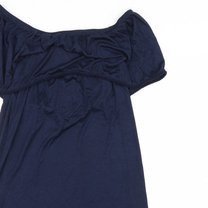 Primark Womens Blue   Shirt Dress  Size 12