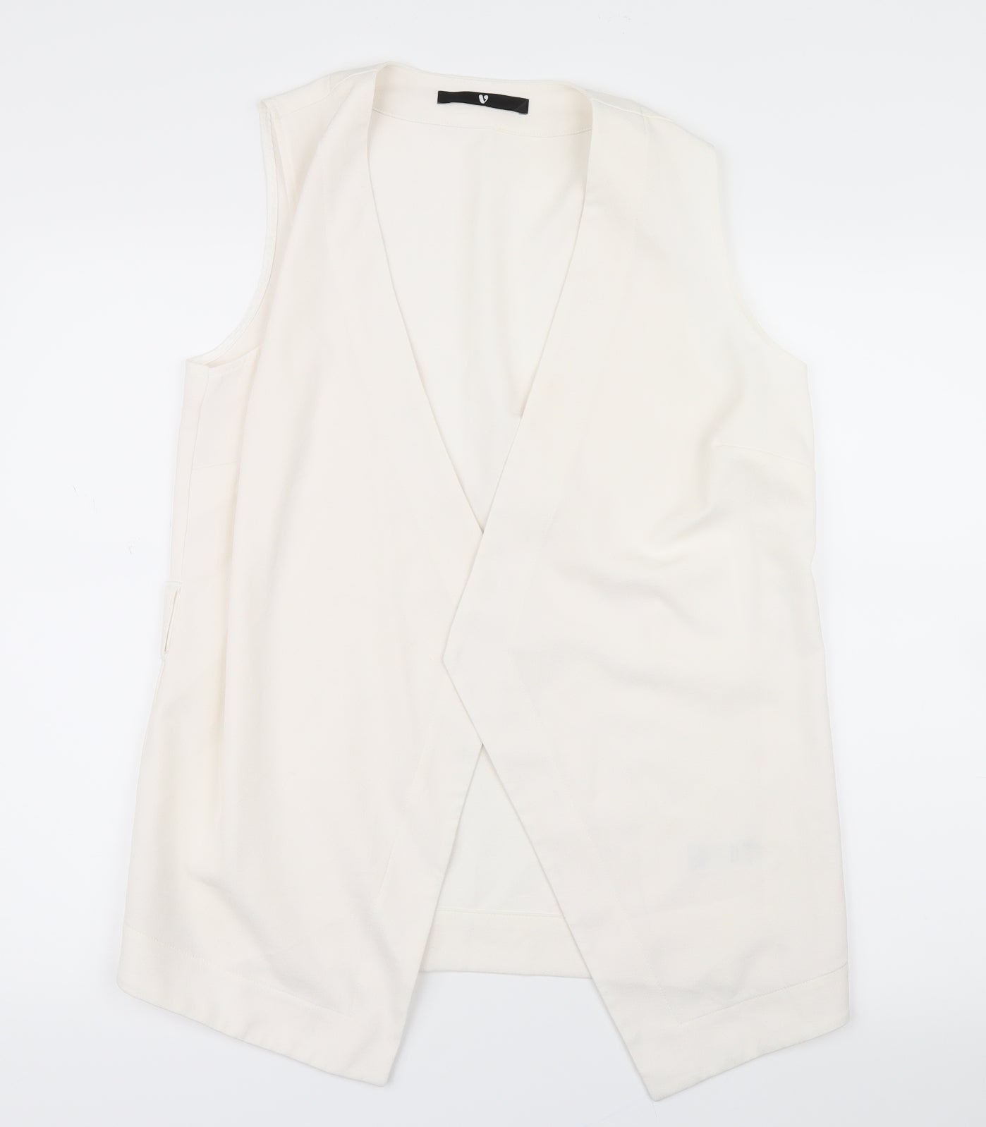 Womens UK Size 12 Very White Gilet