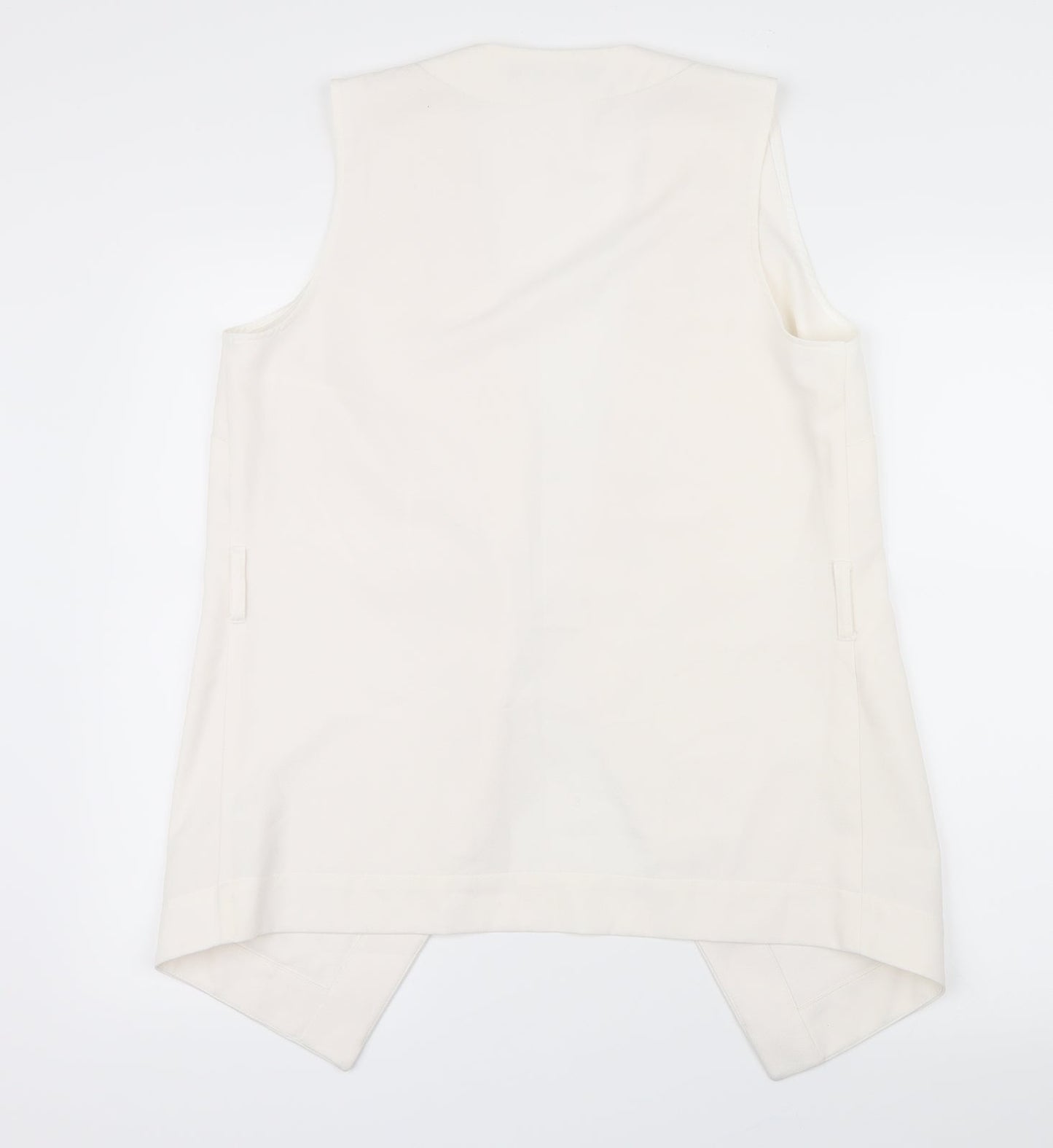 Womens UK Size 12 Very White Gilet