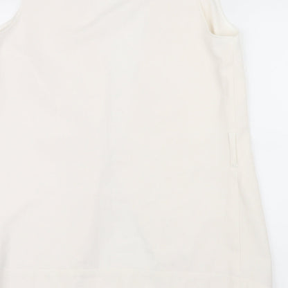 Womens UK Size 12 Very White Gilet