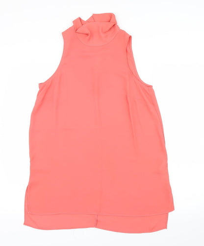 F&F Womens Pink  Mesh Basic Blouse Size 12