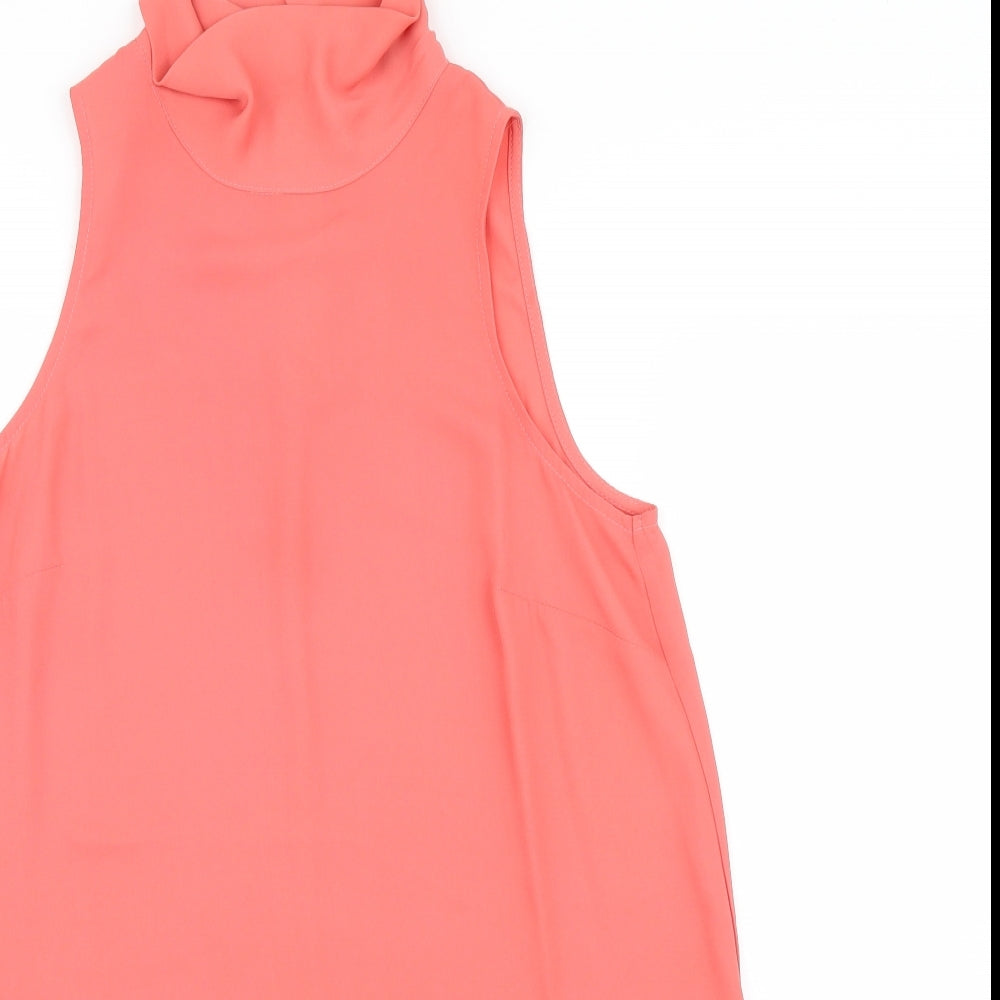 F&F Womens Pink  Mesh Basic Blouse Size 12