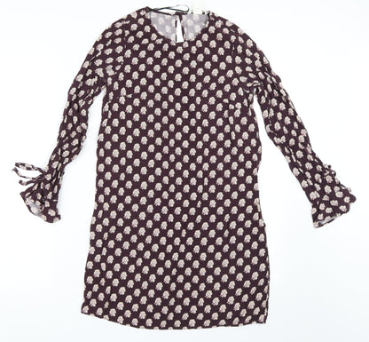 Womens UK Size 32 H&M Purple Tunic Blouse