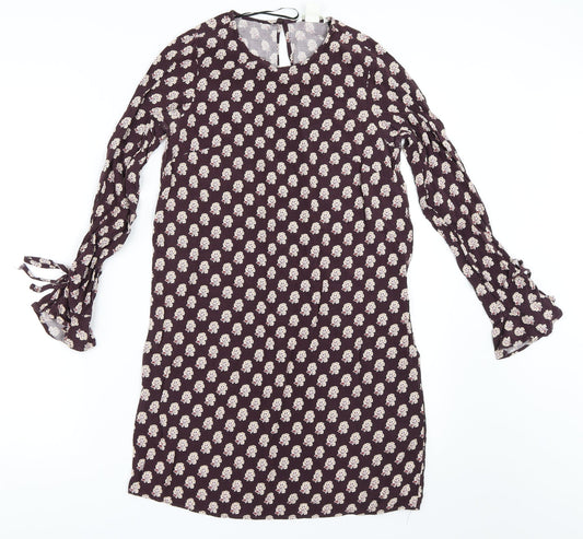 Womens UK Size 32 H&M Purple Tunic Blouse