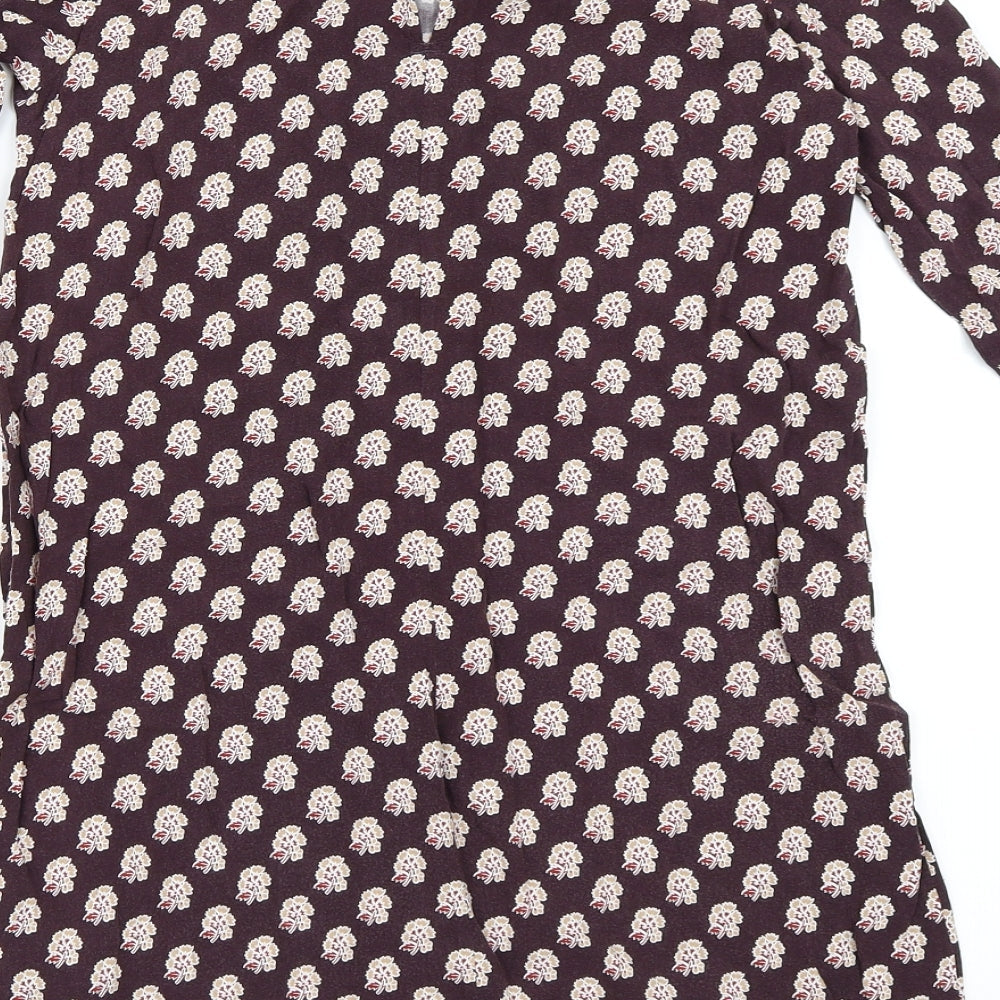 Womens UK Size 32 H&M Purple Tunic Blouse