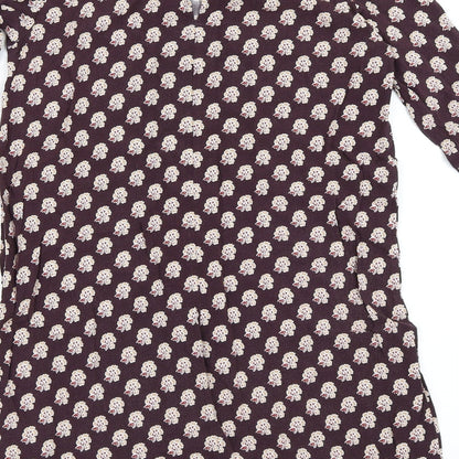 Womens UK Size 32 H&M Purple Tunic Blouse
