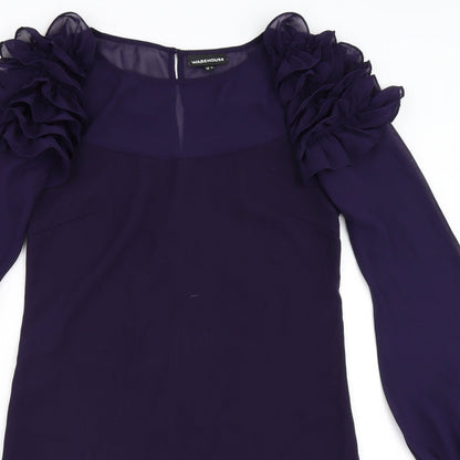 Warehouse Womens Purple   Shift  Size 8