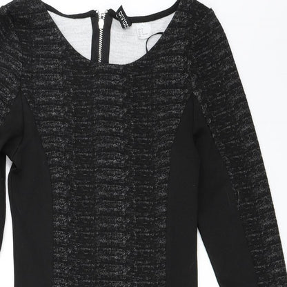 H&M Womens Black   Bodycon  Size 6