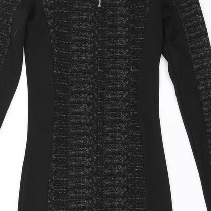 H&M Womens Black   Bodycon  Size 6