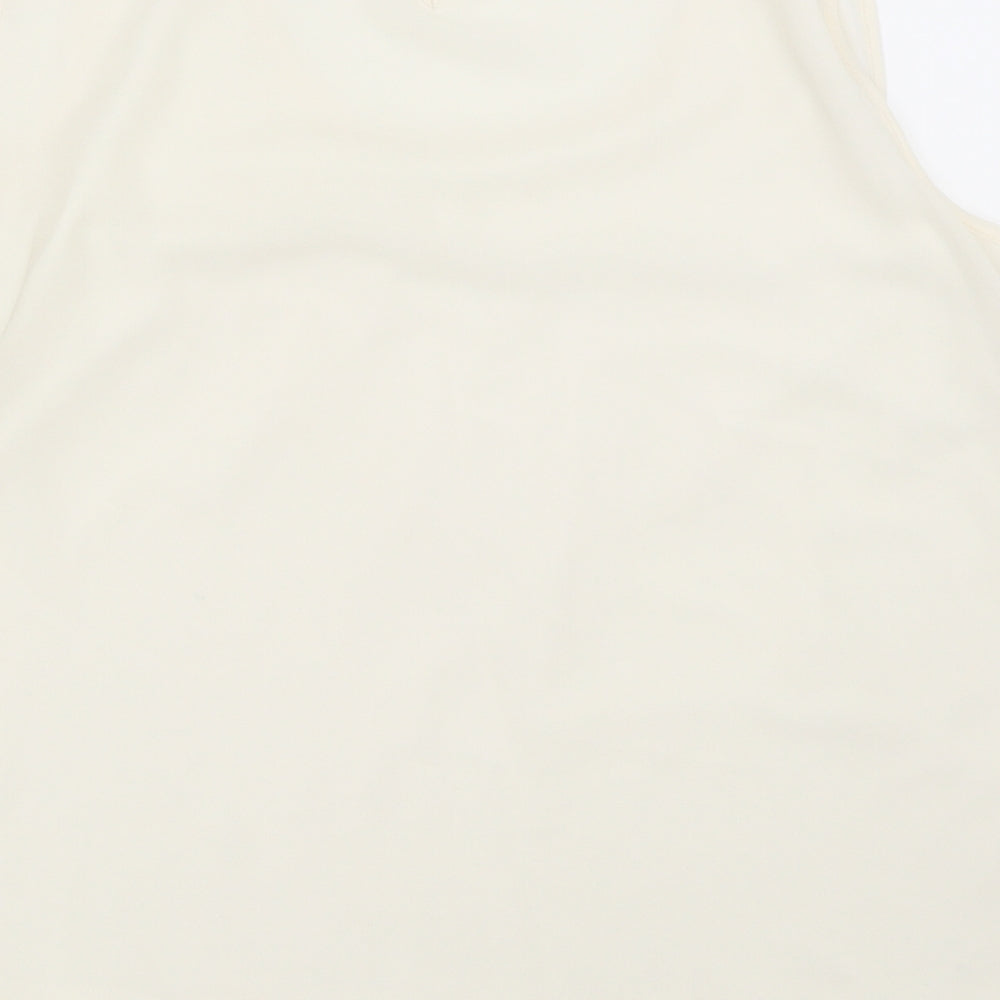 Womens UK Size 12 Dorothy Perkins Ivory Basic Blouse