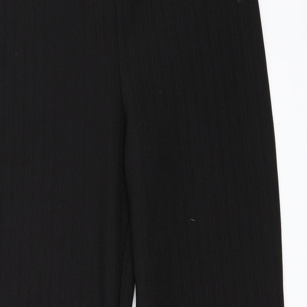 AMARANTO Womens Black   Trousers  Size 8 L27 in