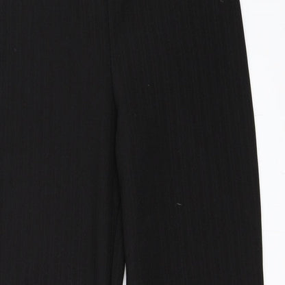 AMARANTO Womens Black   Trousers  Size 8 L27 in