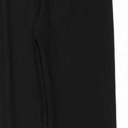 AMARANTO Womens Black   Trousers  Size 8 L27 in