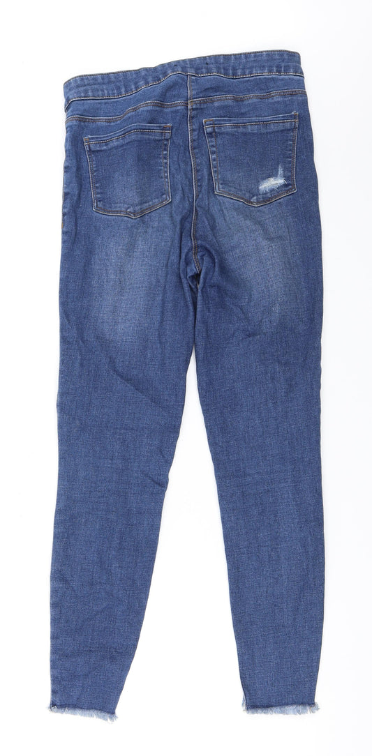 Matalan Womens Blue  Denim Skinny Jeans Size 10 L27 in
