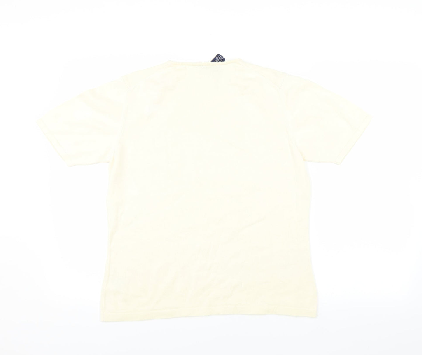 Lands End Womens Yellow   Basic T-Shirt Size 10