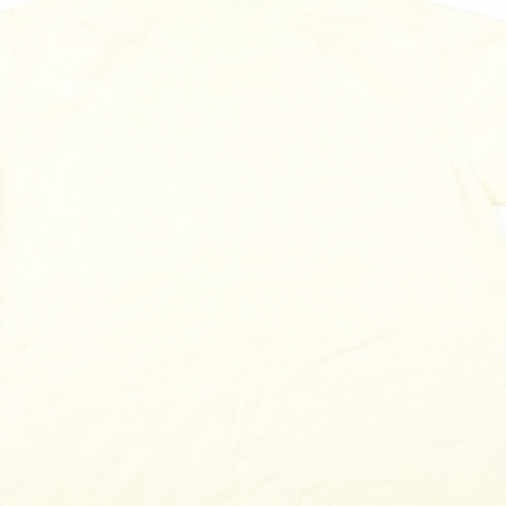 Lands End Womens Yellow   Basic T-Shirt Size 10