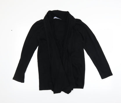 Modern Soul Womens Black   Cardigan Jumper Size S  - Waterfall Cardigan