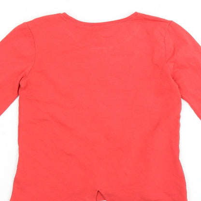Matalan Girls Red   Basic T-Shirt Size 8 Years