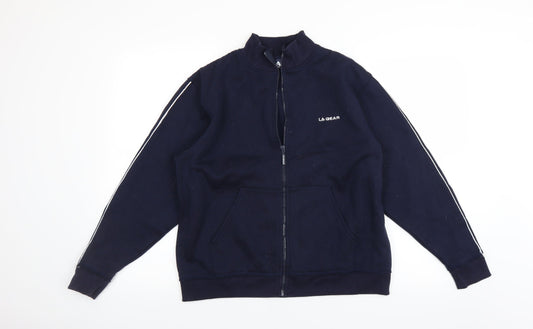 Womens UK Size 16 LA Gear Blue Full Zip Sweatshirt