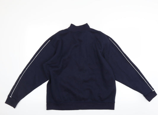 Womens UK Size 16 LA Gear Blue Full Zip Sweatshirt
