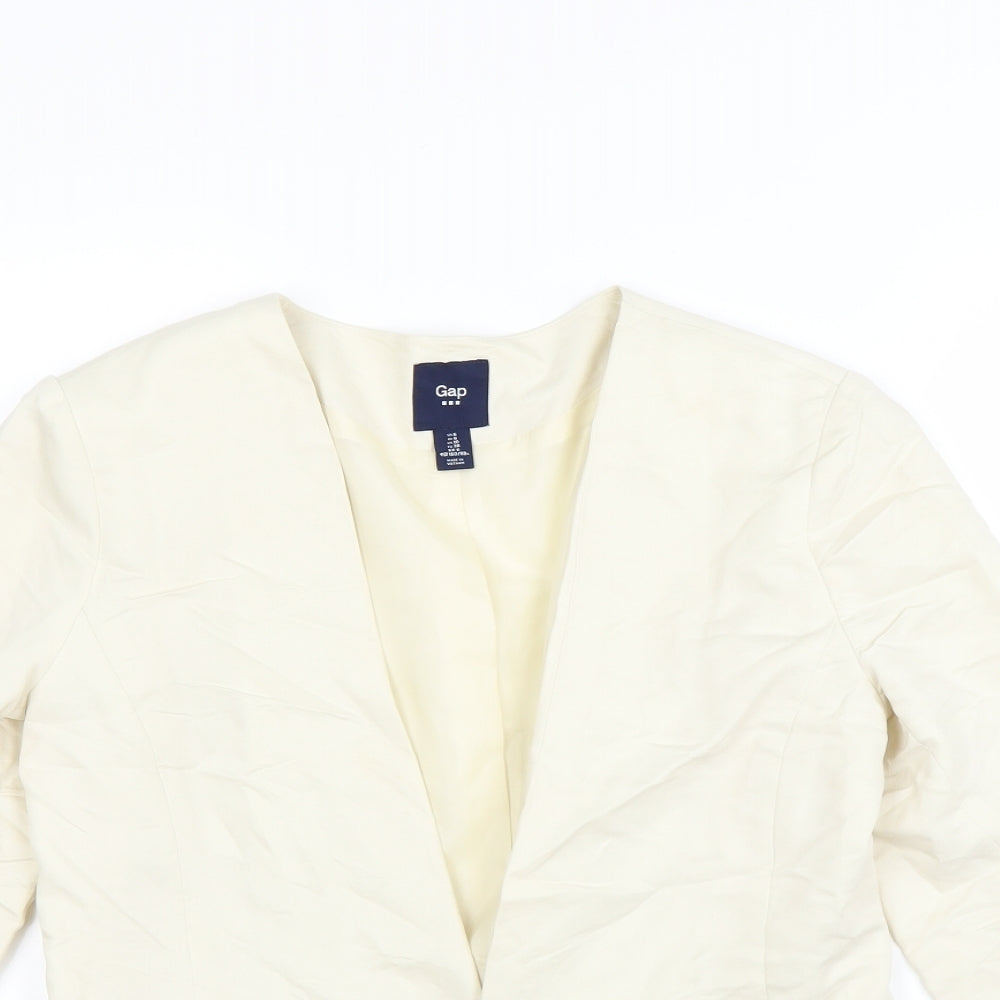 Gap Womens Ivory   Jacket Suit Jacket Size 6