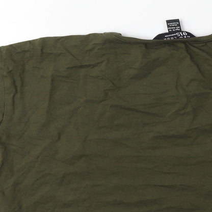 New Look Girls Green   Basic T-Shirt Size 12 Years