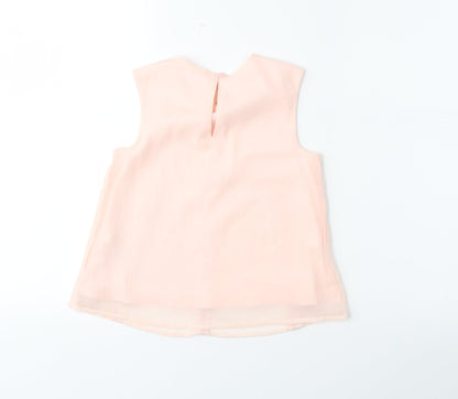 George Girls Pink   Basic Blouse Size 5-6 Years