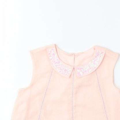 George Girls Pink   Basic Blouse Size 5-6 Years