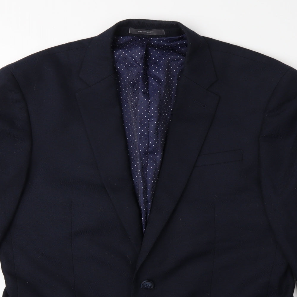 Primark Mens Blue   Jacket Suit Jacket Size 38