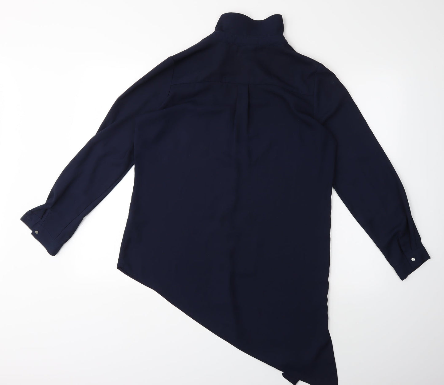 Womens UK Size S Wallis Blue Basic Blouse