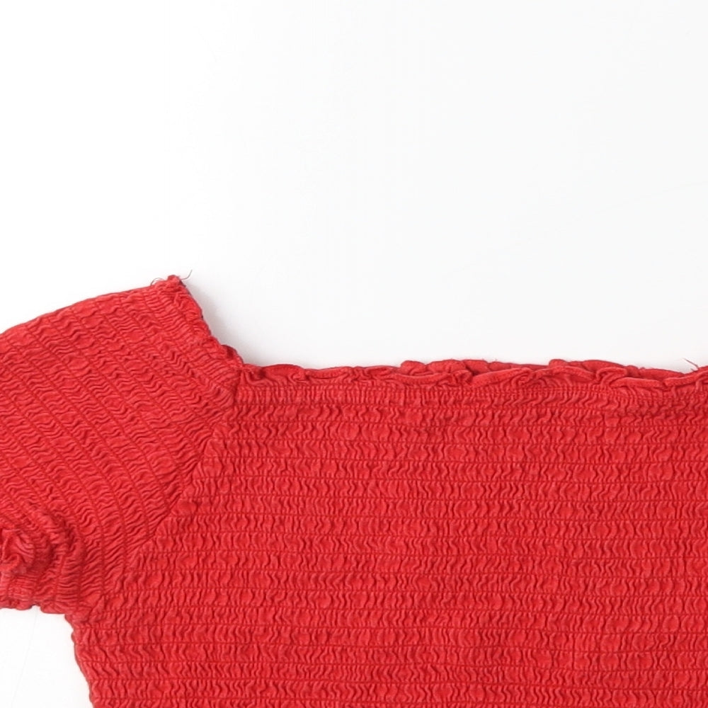 Atmosphere Womens Red   Basic T-Shirt Size 10