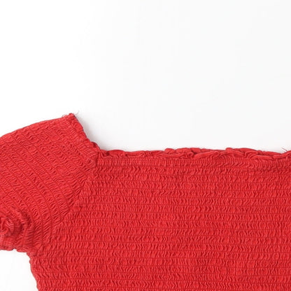 Atmosphere Womens Red   Basic T-Shirt Size 10