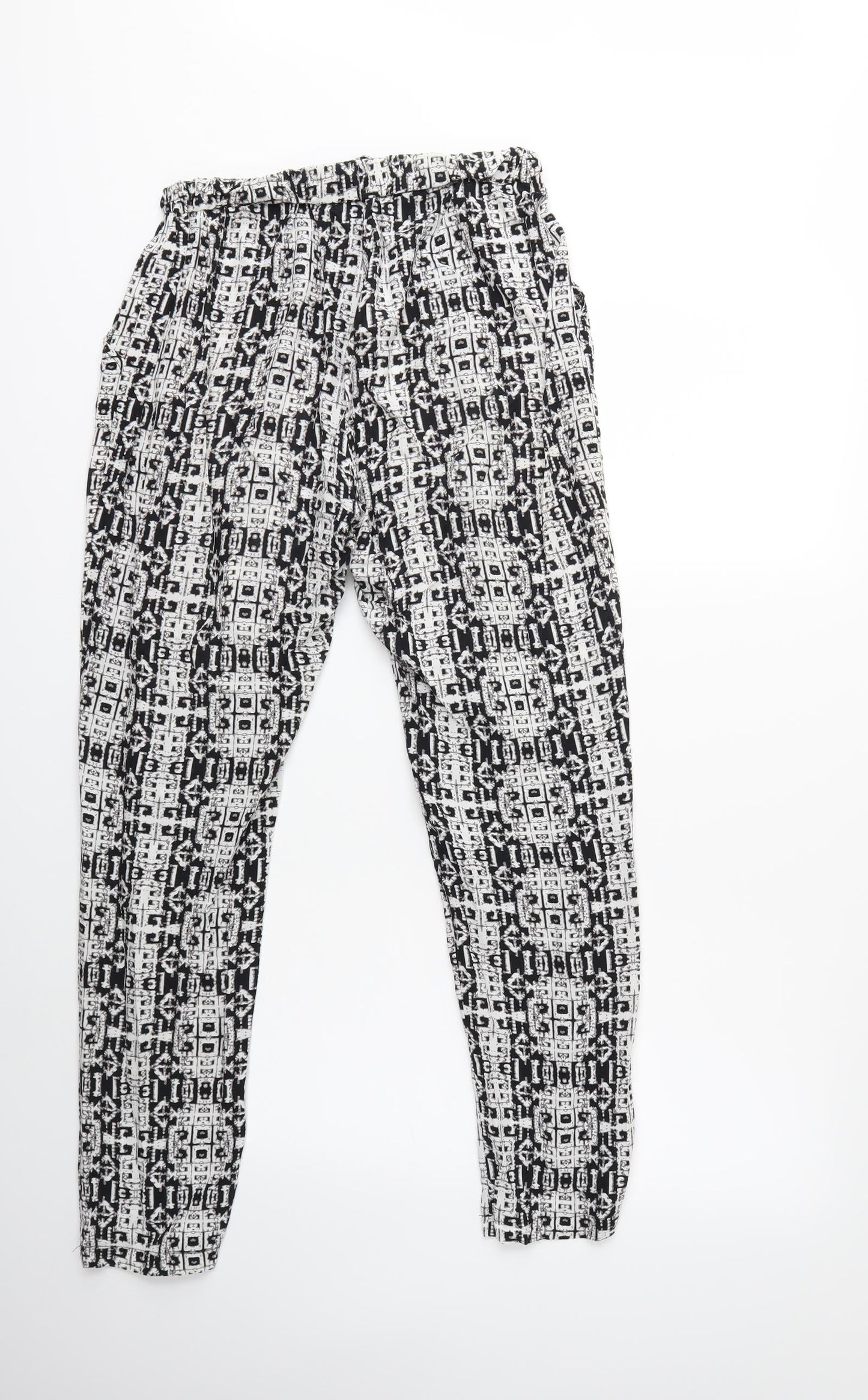 Womens UK Size 8 Quiz Regular Fit  White Trousers