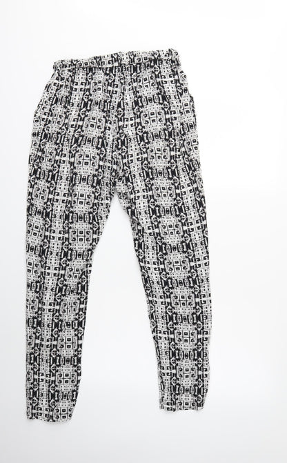 Womens UK Size 8 Quiz Regular Fit  White Trousers