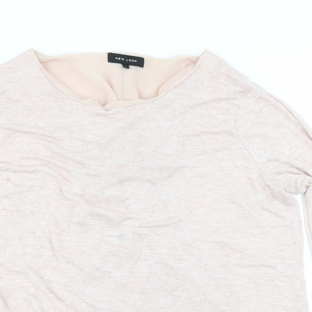 New Look Womens Pink   Basic Blouse Size L