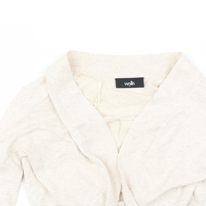 Wallis Womens Beige   Cardigan Jumper Size S