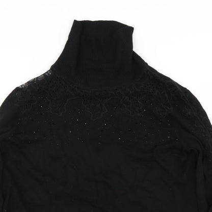 Anthology Womens Black   Pullover Jumper Size 14