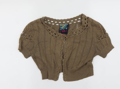 NEXT Girls Brown   Cardigan Jumper Size 10 Years