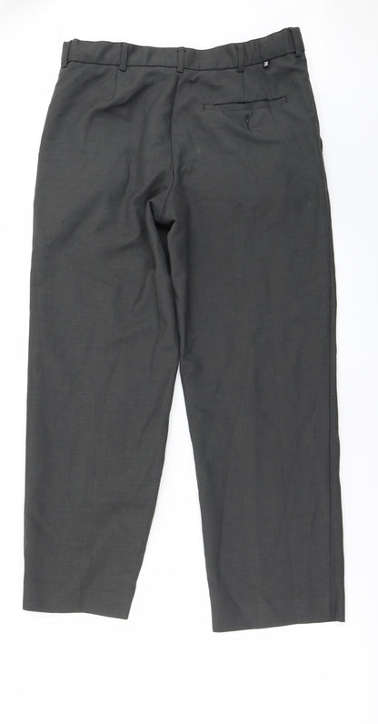 Preworn Mens Grey   Trousers  Size 34 in L29 in