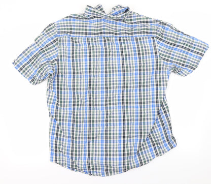 Stone bay  Mens Blue Check   Button-Up Size L