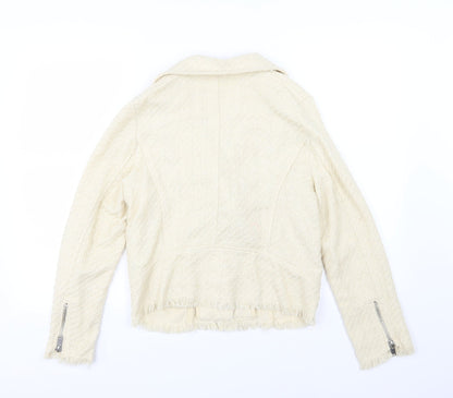 Womens UK Size 8 H&M Ivory Jacket