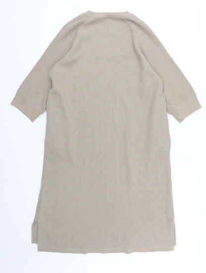 Uniqlo Girls Brown  Jersey T-Shirt Dress  Size 13 Years