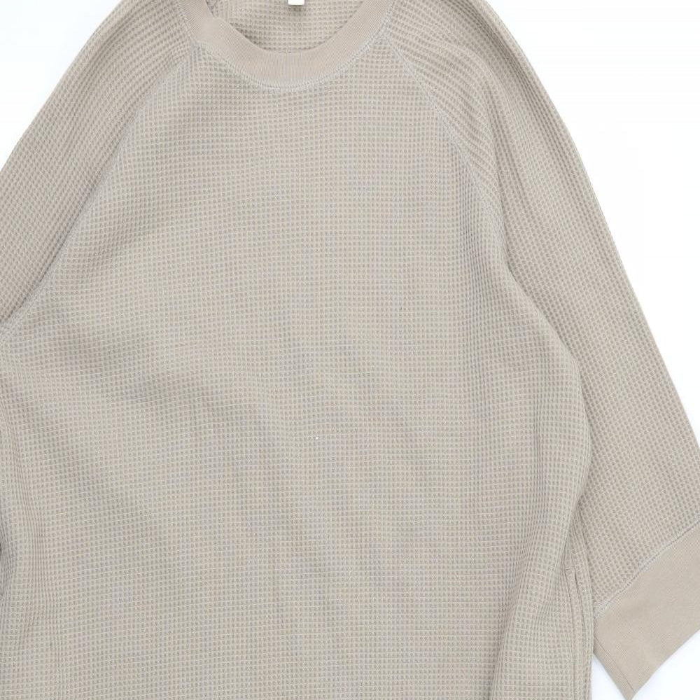 Uniqlo Girls Brown  Jersey T-Shirt Dress  Size 13 Years