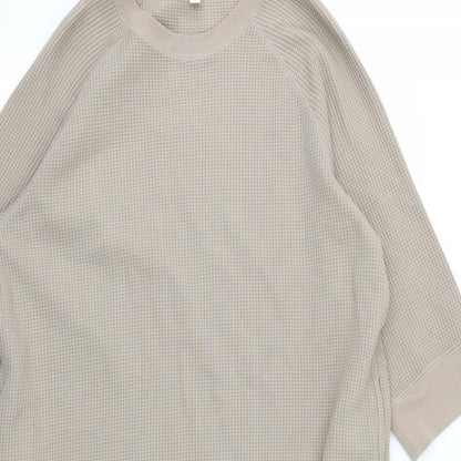 Uniqlo Girls Brown  Jersey T-Shirt Dress  Size 13 Years